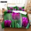 Комплект постельного белья Tulip Scenery Queen, пододеяльник, детский комплект постельного белья, комплект постельного белья King Size, комплект постельного белья