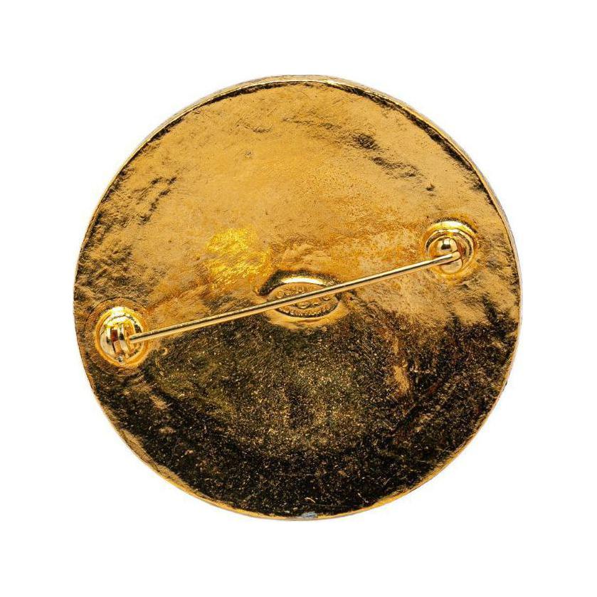 Chanel 1994 CC Logo Gold Plated Brooch Women accessories 5TZZUEVYJPBB2NR2