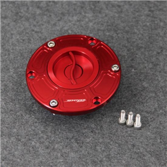 Золотая крышка бензобака с ЧПУ для мотоцикла без ключа, крышка топливного бака для Aprilia Shiver 750 All