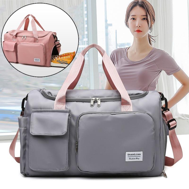 Мужская и женская дорожная спортивная сумка большой емкости, сумка через плечо, женская спортивная сумка для ручной клади