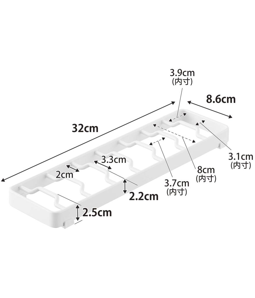 Подставка для миски Yamazaki S Tower Белая Ш32×Г8.6×В2.2см
