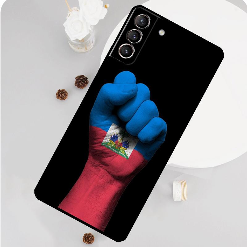 Винтажный чехол для телефона с флагом Гаити для Samsung Galaxy S25 S26 Ultra S20 S21 S22 S23 S24 S10 Plus S25 FE Funda Cover