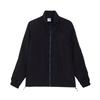 T7 Solid Color Stand Collar Zipper Long Sleeve Jacket Men Jackets Black 628092-01