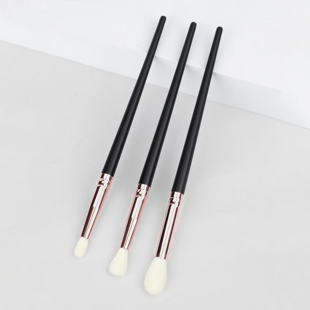 3-Piece Imitation Wool Eyeshadow Brush Set: Eye Blending Makeup Tools