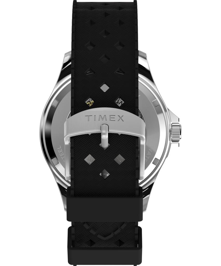 NAVI Автоматические 10 АТМ Водонепроницаемые Минеральное Стекло Черный [TIMEX] Часы, Автоподзавод, Ударопрочные, Стекло, Циферблат, TW2Y15100, Мужские [Оригинал]