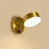 Nordic Led Wall Lamp Bathroom Lamps Mirror Golden Stair Wall Night Light For Bedroom Bedside Sconce Interior Small Wall Lights