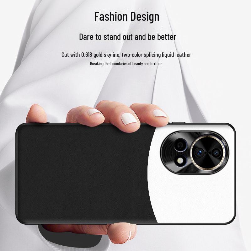 Защитный чехол из жидкой кожи для Huawei Nova 12 Pro от падений