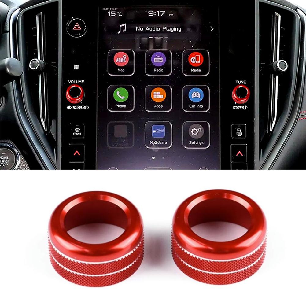 Кнопка регулировки громкости звука автомобиля, ручка управления зеркалом заднего вида, кольцо-накладка, внутреннее кольцо, украшение для Subaru Crosstrek 2024
