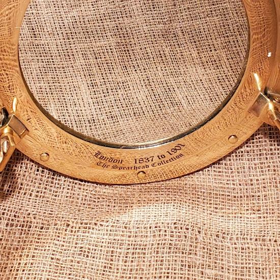 Зеркало-иллюминатор из полированной латуни 30,48 см