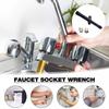 Faucet Wrench Faucet Socket Wrench Comfortable Grip Efficient And Convenient Ergonomic Design Extra-long Design