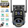 ICSEE 8MP 4K Двойная линза WIFI Камера видеонаблюдения Умный дом PTZ 360 Беспроводная Наружная HD Видео Безопасность IP-камеры CCTV Водонепроницаемая