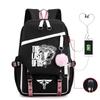 The Last of Us Contrasting Colors Backpack Versatile Leisure Travel USB Multifunctional Student School Bag