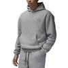 Jordan Solid Color Logo Print Hoodie Men Hoodie Gray DQ7467-091