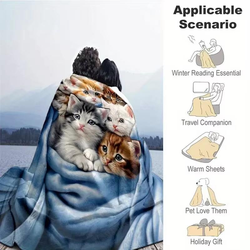 Retro Linkin Park D Flannel Throw Blanket for Bed Sofa Picnic Perfect for Outdoor Leisure and Gifting