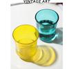 Colorful Glass Coffee Glass Cup Handmade Bubble Glass Wine Milk Juice Glass Water Cup