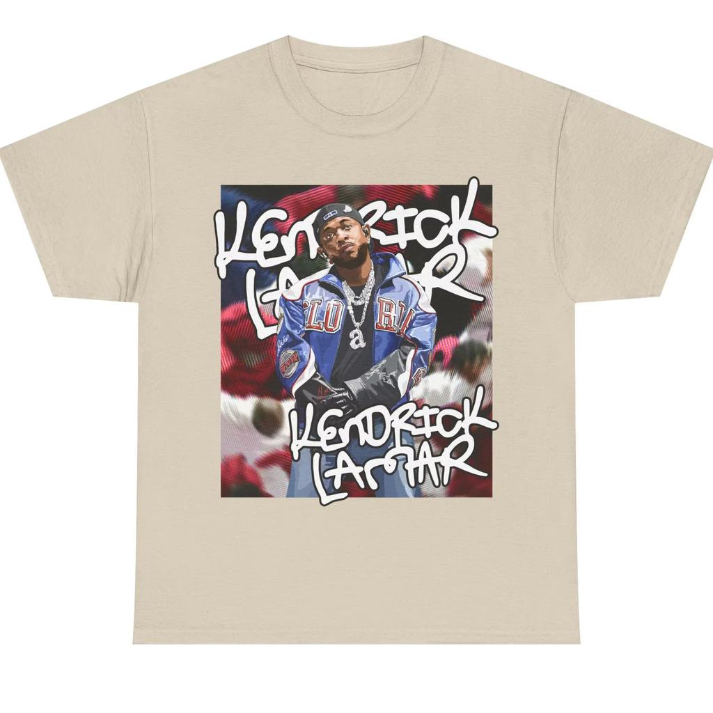 Kendrick Lamar Super Bowl graphics 100Cotton shirt unisex Y2k hiphop 2026 Summer New Mens Oneck Short sleeve Tshirt fan gift