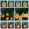 Santa Christmas Portable Lantern Christmas Tree Christmas Hanging Lamp  Bedroom Decor