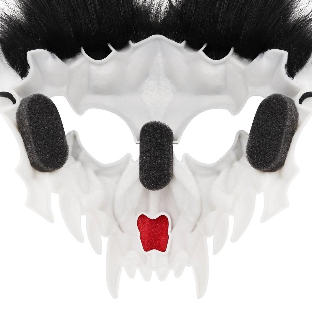 Plush Faux Fur Fox Mask Furry Ears Furry Mask Gifts Animal Mask  Halloween Party