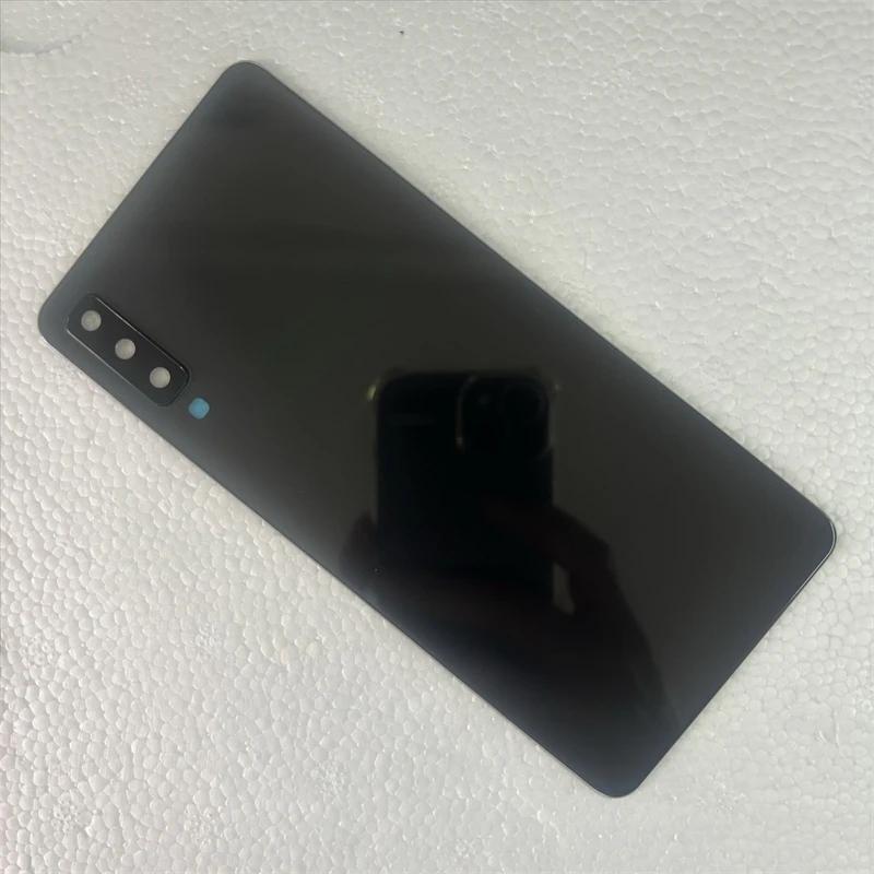 For Samsung Galaxy A750 A7 2018 SM-A750F Middle Frame Bezel Phone Housing +Battery Back Cover Rear Door Replace