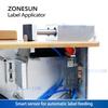 ZONESUN ZS-TB90 Automatic Tamper Evident Labeling Machine Corner Wrap Box Case Tamper Proof Seal Label Sticker Applicator Carton