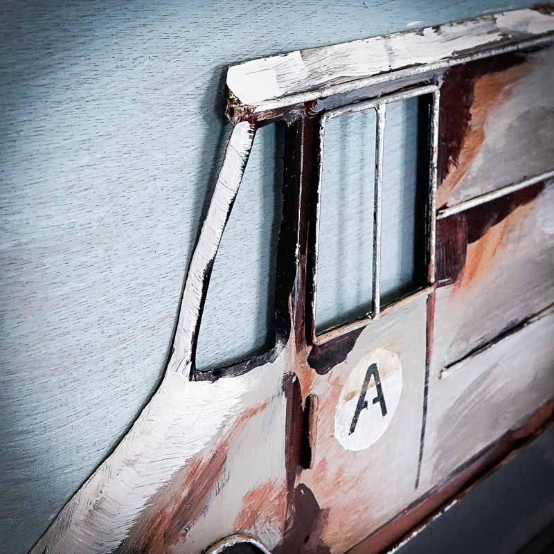 3D metal picture LOFT DELIVERY CAR 60x40