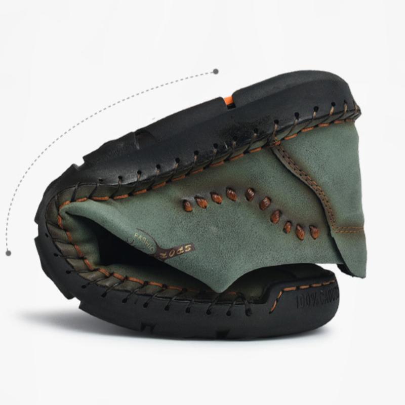 Весна и осень Новые мужские повседневные туфли ручной работы на шнуровке в деловом стиле из кожи