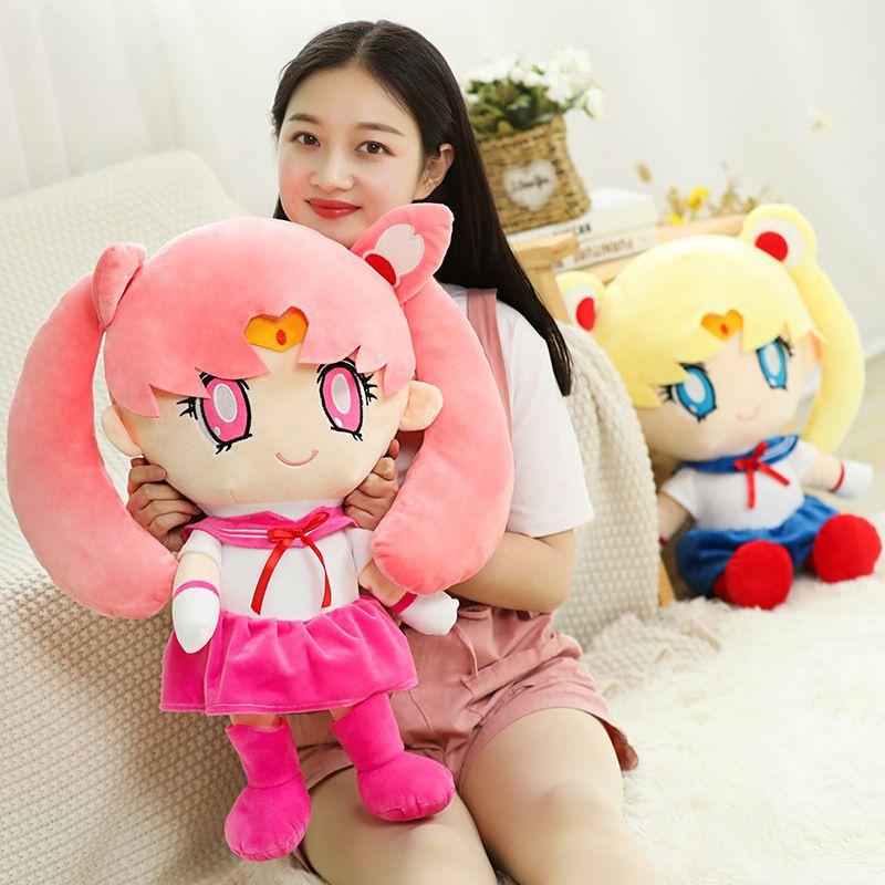 Adorable Sailor Moon Rabbit Cartoon Plush Toy With Soft Pp Cotton Stuffing For Girls