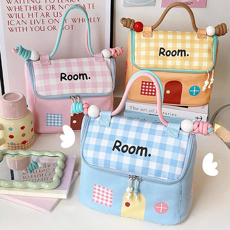 Cartoon Women Makeup Bag Girls Cosmetics Storage Bags Large Capacity Wash Toiletry Bag Portable Travel Storing Organizer Pouch