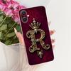 Для Samsung Galaxy A07 4G Чехол для телефона с королевской короной и начальной буквой для пары Для Samsung A07 4G A075B Мягкие силиконовые ТПУ Чехлы Бамперы