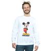 Disney Mens Mickey Mouse Retro Pose Sweatshirt