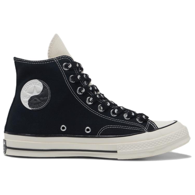 Converse Chuck 70 All Star Инь-Ян Унисекс Высокие Черный Эгрет Черный A15034C