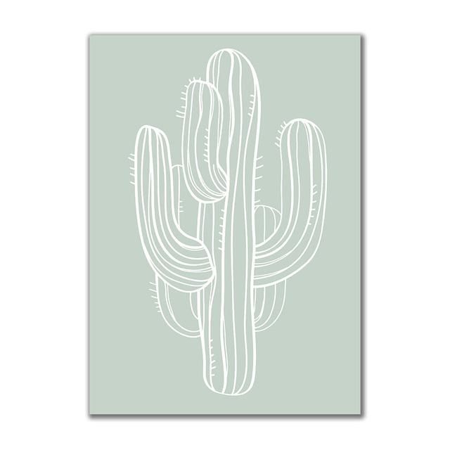 Линейный рисунок, постер с принтом, девушка, листья, светло-зеленый, настенная картина, абстрактный минимализм, холст, картина для домашнего декора стены