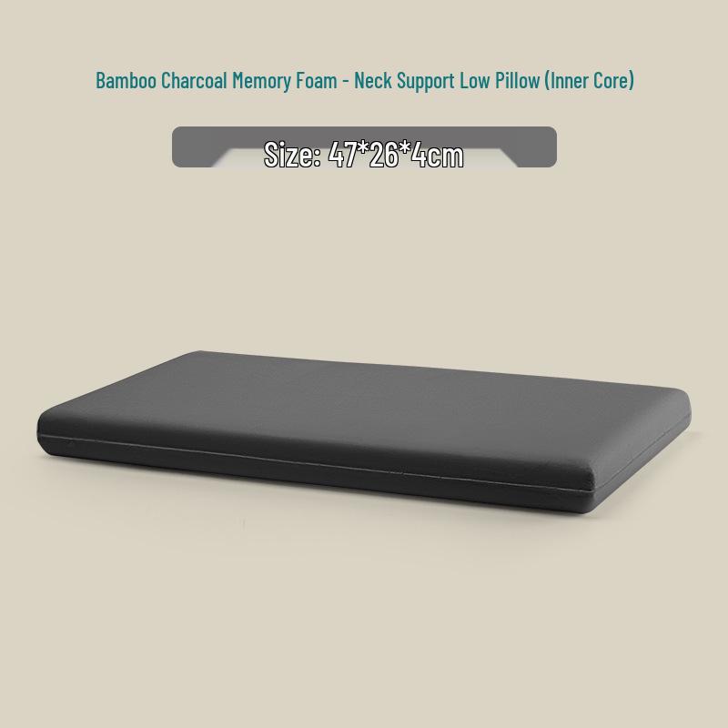 Ultra-Thin Soft Low Pillow for Children's Neck Support – Memory Foam, Ideal for Student Dorms