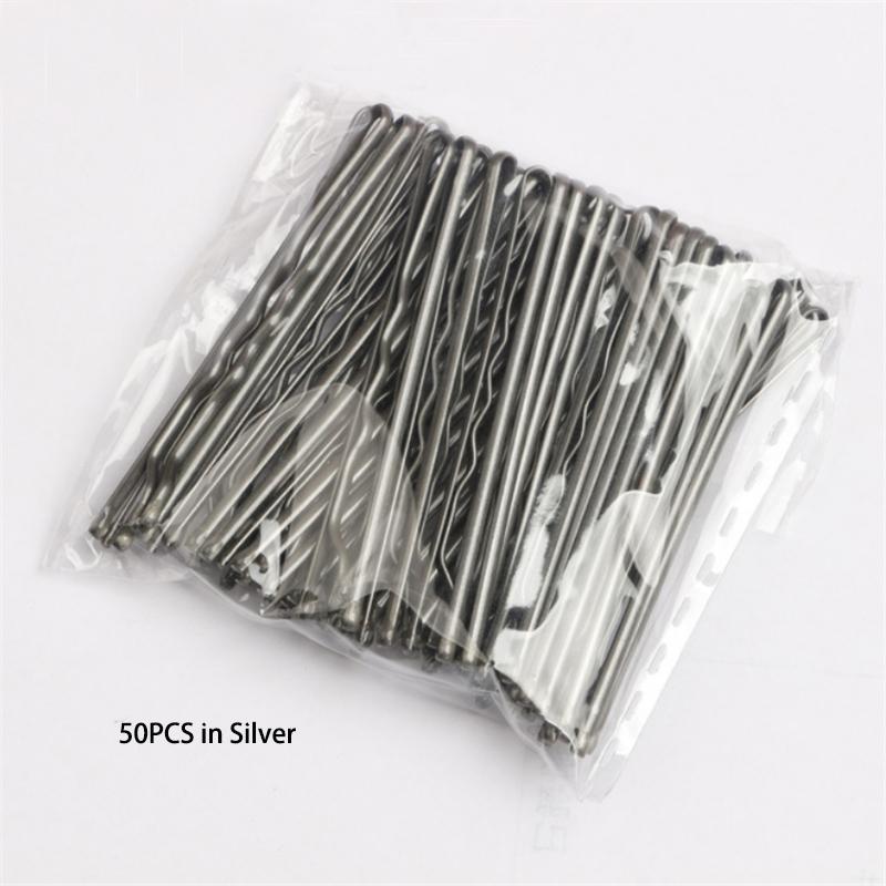 100/50 шт. 50/60 мм Шпильки и заколки для волос U-образной формы для головного убора Женские Девичьи заколки Аксессуары Невеста Свадебное украшение для головы