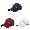 Versatile Baseball Cap With Adjustable Size And Cotton Blend For Spring Wear