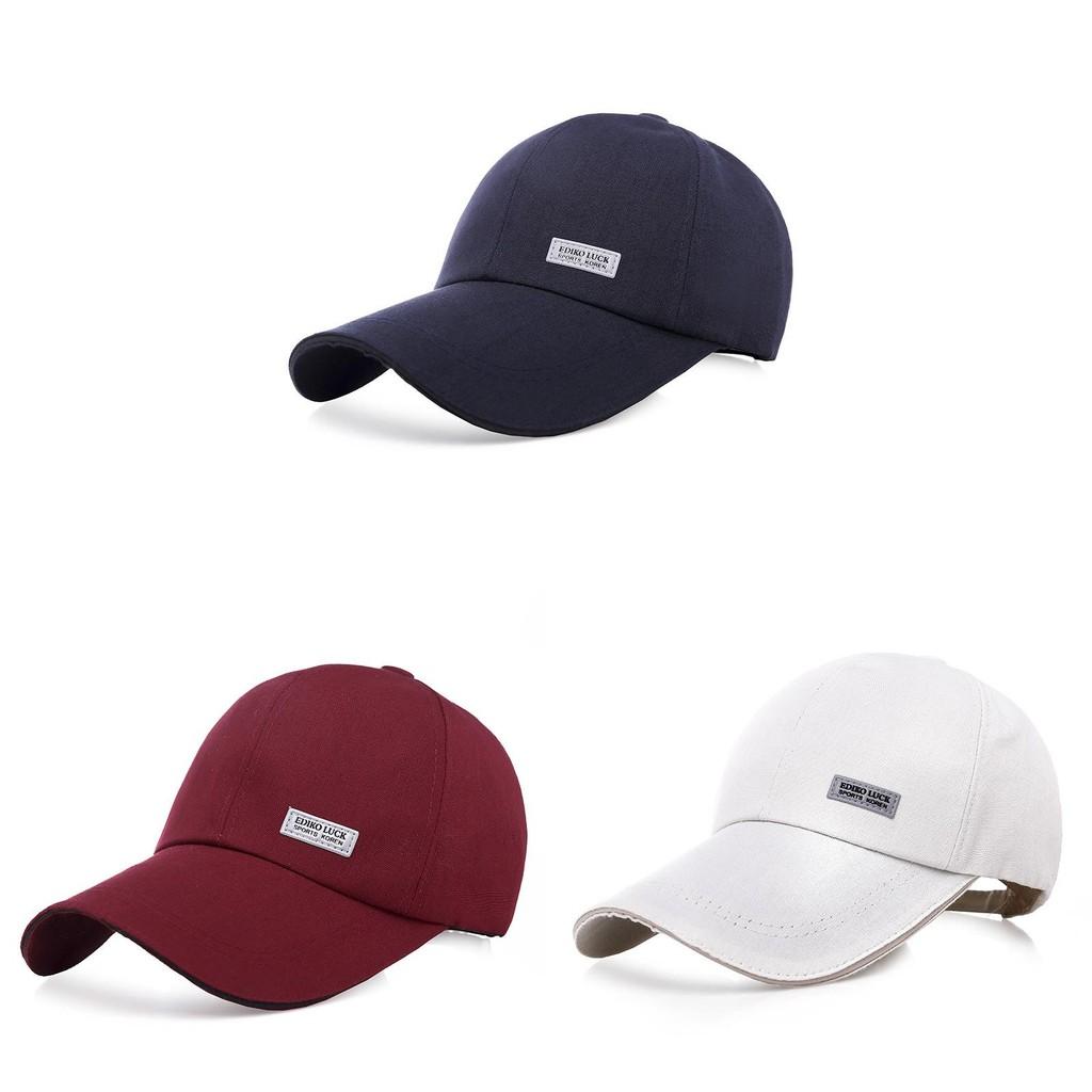 Versatile Baseball Cap With Adjustable Size And Cotton Blend For Spring Wear