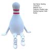 Yousheng Flexible Bowling Buddy Bowling Pin Ball Desk Buddy с шарнирными ножками, 3D-печатный орнамент на тему боулинга, подарки для любителей боулинга