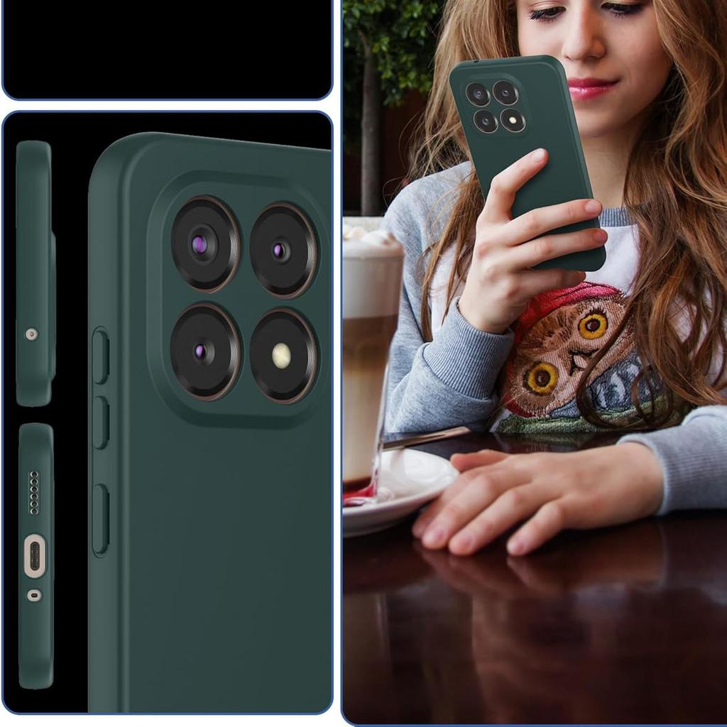 Мягкий жидкий силиконовый чехол для телефона для Xiaomi 15T / 15T Pro Противоударный чехол