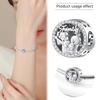 Семейный Шарм Fit Original Браслет Блестящая Бусина Diy Женские Украшения Подарок Медная Штучка Украшения Подарок на Вечеринку