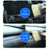 2Pcs Dust Removal Brush Efficient Soft Bristle Brush Car Air Conditioning Outlet Cleaning