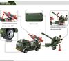 Набор строительных блоков Qimeng "Военный танк и боевой корабль" - Подарок на день рождения для детей