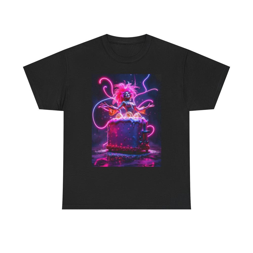 Showgirl in a Toaster T-Shirt | Quirky Fun Design | Party Humor Gift Tee