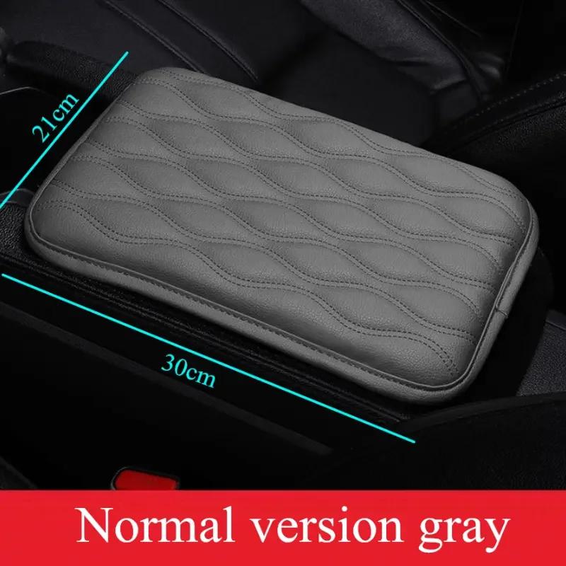 Waterproof PU Leather Car Armrest Mat Universal Interior Auto Armrests Storage Box Cover Pad Dust-proof Armrest Protector