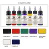 30ml Tattoo Inks 7 Colors Natural Plant Tatto Pigment Inks Set for Body Eyebrow Eyeliner Lip Tattoo