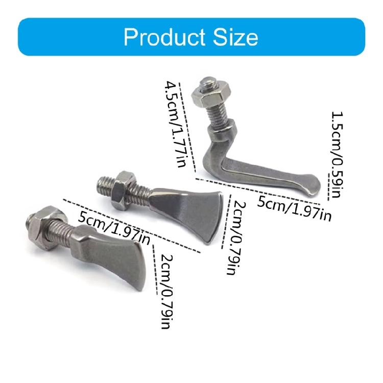 3Pcs Dent Repair Slide Bar Clamp Pliers Head Horn Pliers Head Automotive Car Body Dent Repairing Tool Parts