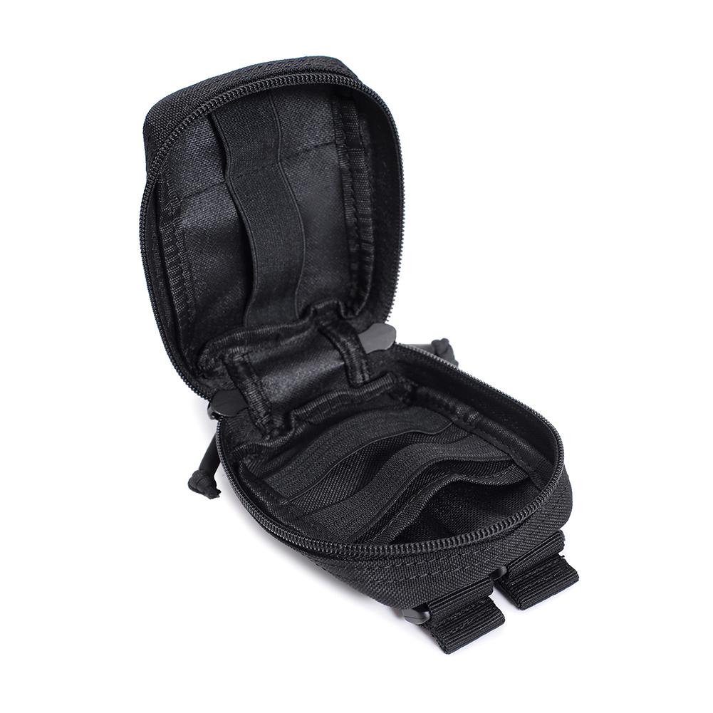 Outdoor Molle Pouch Utility EDC Pouch Multi-Purpose Small Molle Bag with Hook and Loop Fastener Belt Pouch for Climbing Hunting