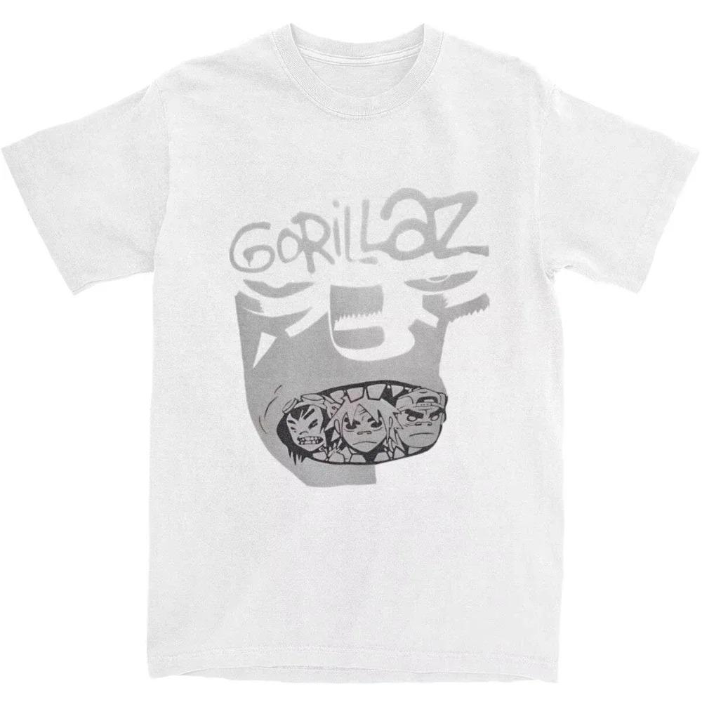 Unisex Gorillaz Band TShirt Fashion Beach Vintage Printed Cotton Loose Plus Size Top Comfortable Fashion Tshirts