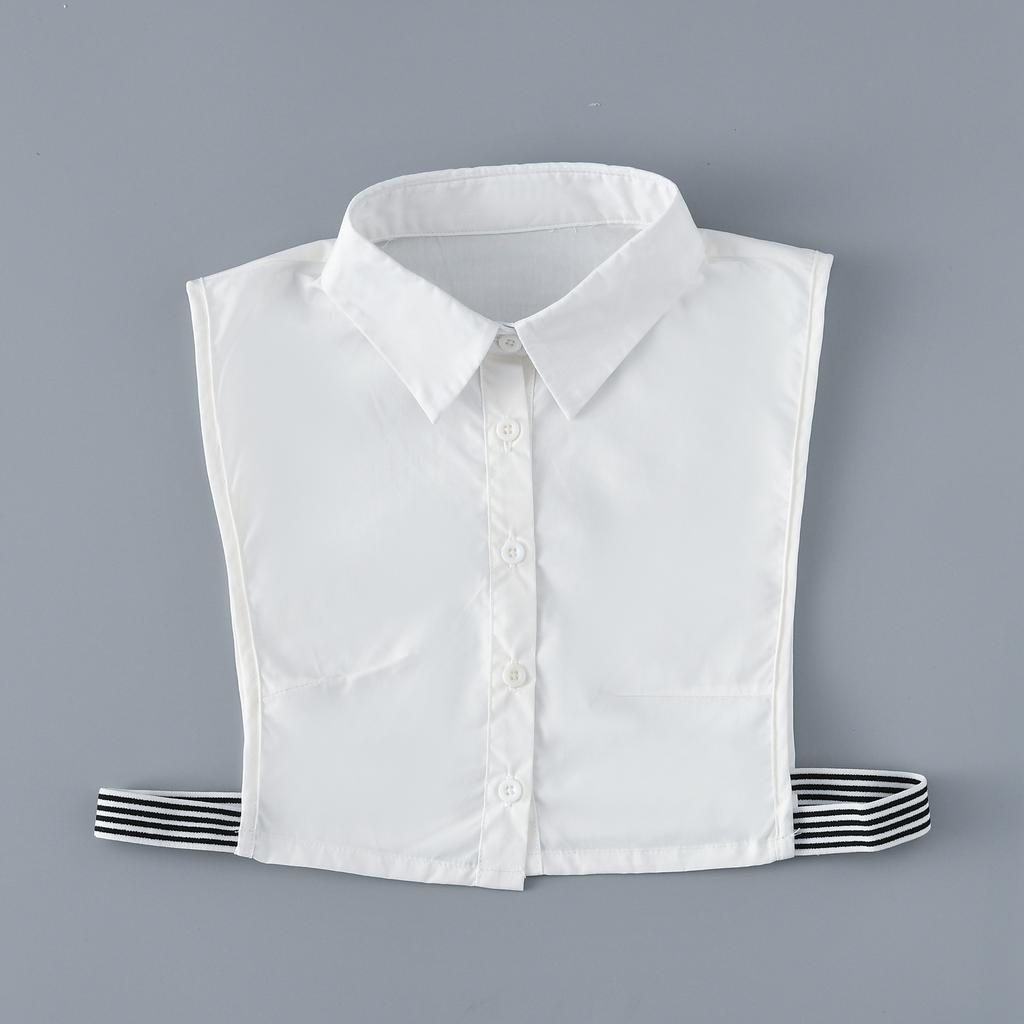 Business White Fake Collars Woman Removable Shirt Collar Insert Sweater White Lace Fake Shirt Collar Decorative