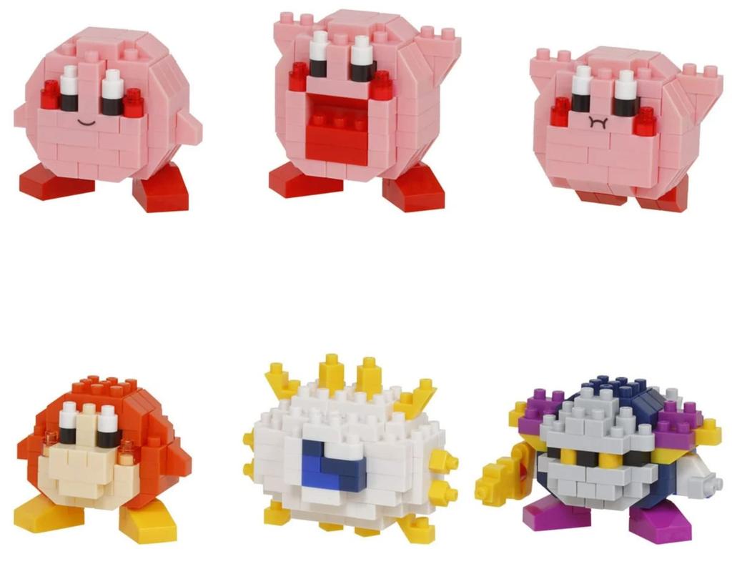 Nanoblock Mini Nano Kirby of the Stars (BOX) NBMC29S BOX Product 1BOX 6 Pieces, Total 6 Types