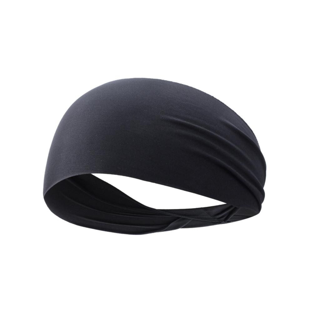10-1pcs Elastic Headband Quick Dry Sweat Absorption Headdress Anti-slip Running Head Band Breathable for Yoga Running Biking